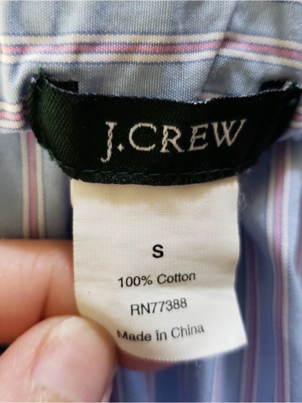 J. Crew Baby Blue & Pink Striped Seersucker Picnic Pleated Flare Skirt Small - Picture 2 of 6